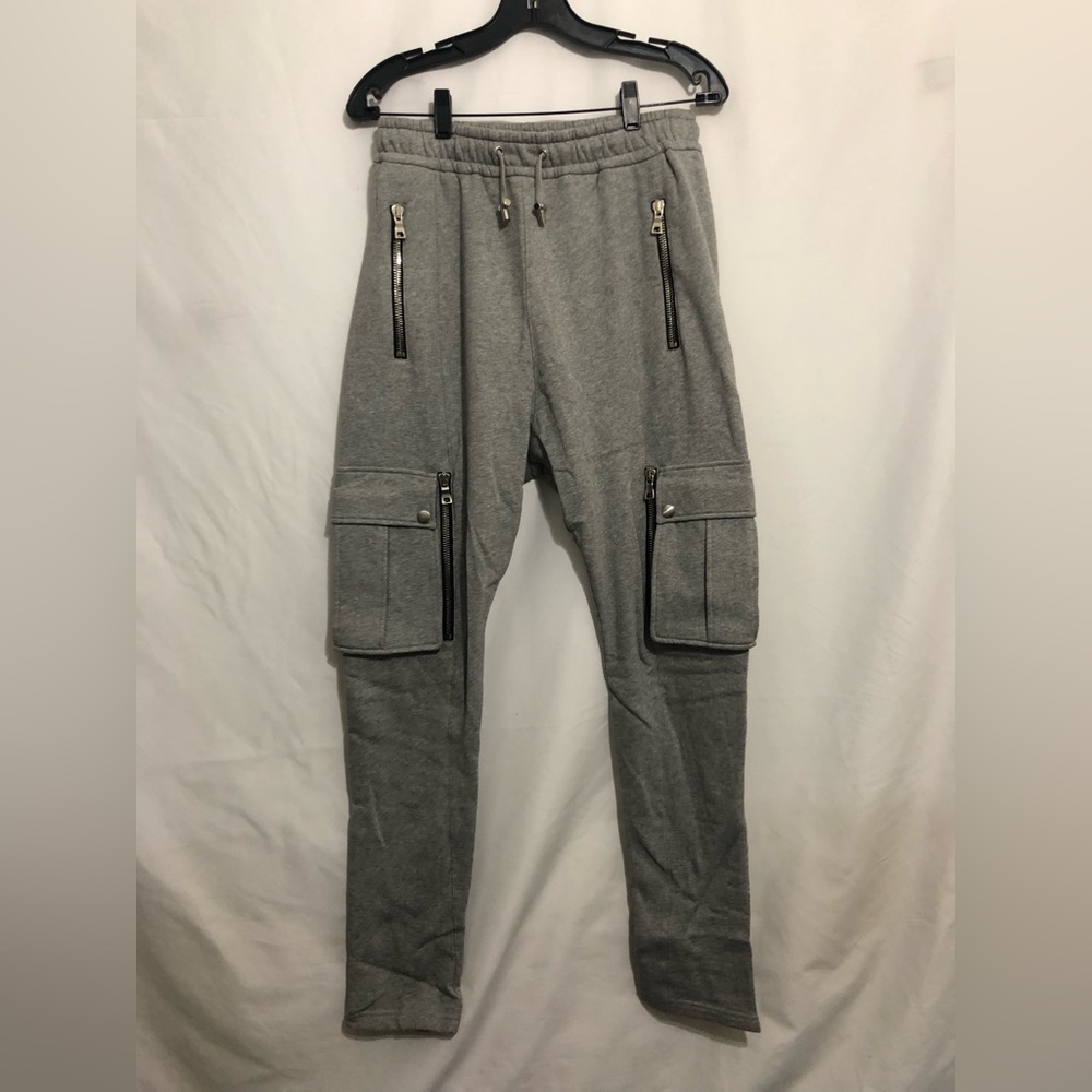 Balmain Cargo Zip sweatpants